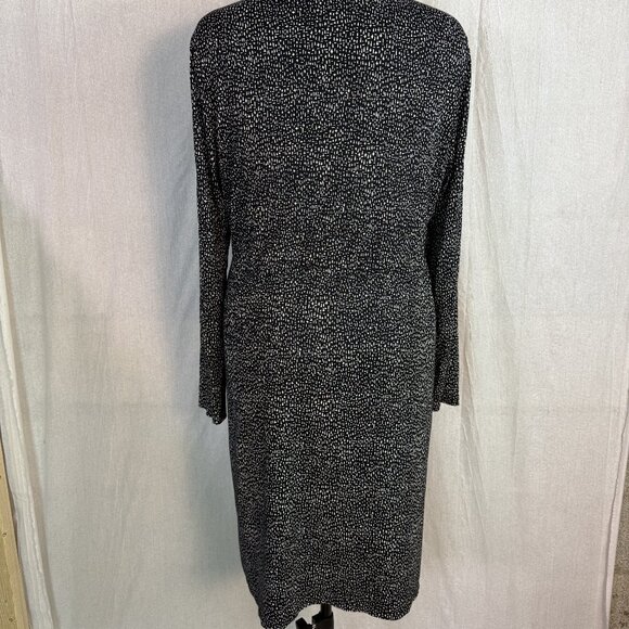 J Jill Wearever Collection Dress Womens Size Large Knee Length Long Sleeve F733 - Picture 4 of 13